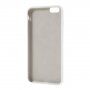Silikonski ovitek s srčkom za iPhone 6 / 6S - bela