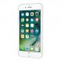Silikonski ovitek s srčkom za iPhone 6 / 6S - bela