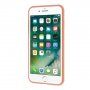 Silikonski ovitek s srčkom za iPhone 6 / 6S - oranžna