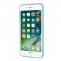 Silikonski ovitek s srčkom za iPhone 6 / 6S - svetlo modra