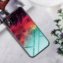 Pokrijte s steklenim hrbtom za iPhone X / XS - barvna meglica