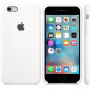 Originalna silikonska prevleka za Apple iPhone 6S - bela