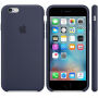 Originalna silikonska prevleka za Apple iPhone 6S - temno modra