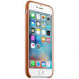 Ovitek iz pravega usnja za Apple iPhone 6S Plus - sedlo rjavo