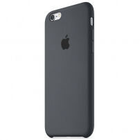 Originalna silikonska prevleka za Apple iPhone 6S Plus - Oglje sivo