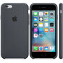 Originalna silikonska prevleka za Apple iPhone 6S Plus - Oglje sivo