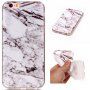 Zaščitni plastični pokrov za Apple iPhone 6 / 6S - beli marmor