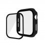 Zaščitni etui s kaljenim steklom za Apple Watch 42mm - črna