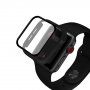 Zaščitni etui s kaljenim steklom za Apple Watch 42mm - črna