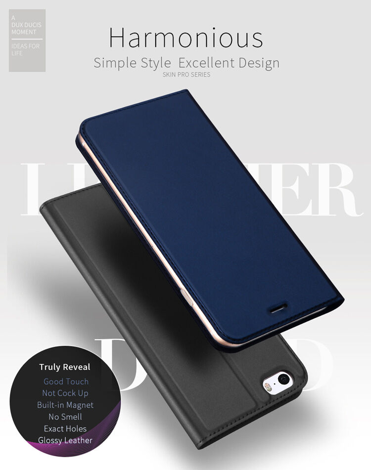 DUX DUCIS flip ovitek za iPhone 5 / 5S / SE (2016) - temno modra
