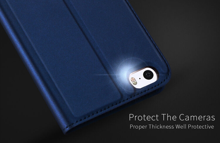 DUX DUCIS flip ovitek za iPhone 5 / 5S / SE (2016) - temno modra