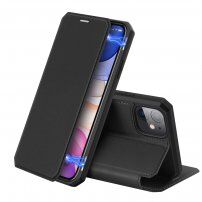 Dux Ducis ovitek z etuijem za kartice za iPhone 11 - črna