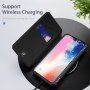 Dux Ducis ovitek z etuijem za kartice za iPhone XS Max - črna