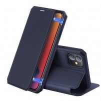 DUX DUCIS flip ovitek za iPhone 12 / 12 Pro - temno modra