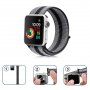 Najlonski pašček s črtami za Apple Watch Ultra 49mm / 46mm / 45mm / 44mm / 42mm - sivo-črna