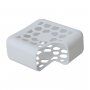 Silikonski luknjasti zaščitni ovitek za adapter 60W / 61W - bela
