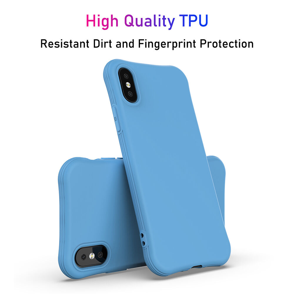 Enkay ovitek iz mehke plastike za iPhone X / XS - roza