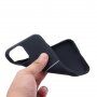 Ovitek EKG krivulja iz mehke plastike za iPhone 11 Pro Max - črna