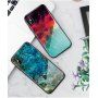 Pokrijte s steklenim hrbtom za iPhone X / XS - barvna meglica