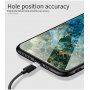 Pokrijte s steklenim hrbtom za iPhone X / XS - barvna meglica