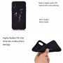 Ovitek združene roke iz mehke plastike za iPhone XS Max - črna