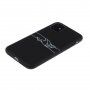 Ovitek združene roke iz mehke plastike za iPhone 11 Pro Max - črna