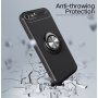 Ovitek z kovinskim stojalom primernim za magnetno držalo za iPhone 5 / 5S / SE (2016) - rdeče