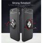 Ovitek z kovinskim stojalom primernim za magnetno držalo za iPhone 5 / 5S / SE (2016) - črno-modra