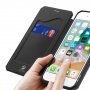 Dux Ducis ovitek z etuijem za kartice za iPhone 7/8/SE (2020) - črna