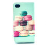 Etui s stojalom za Apple iPhone 4 / 4S - Makrónka