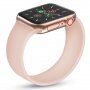 Natakljiv silikonski pašček za Apple Watch Ultra 49mm / 46mm / 45mm / 44mm / 42mm - S - roza