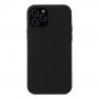Silikonski pokrov za iPhone 12 mini - črna