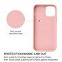 Silikonski pokrov za iPhone 12 / 12 Pro - temno modra