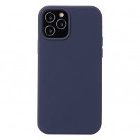 Silikonski pokrov za iPhone 12 Pro Max - temno modra