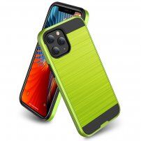 Trpežen ovitek za iPhone 12 mini - brušena tekstura - zelena