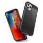 Trpežen ovitek za iPhone 12 Pro Max - brušena tekstura - bela