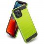 Trpežen ovitek za iPhone 12 Pro Max - brušena tekstura - zelena