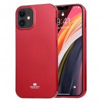 Goospery sijoč ovitek iz mehke plastike za iPhone 12 mini - rdeče