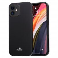 Goospery sijoč ovitek iz mehke plastike za iPhone 12 mini - črna