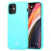 Goospery sijoč ovitek iz mehke plastike za iPhone 12 mini - cijan