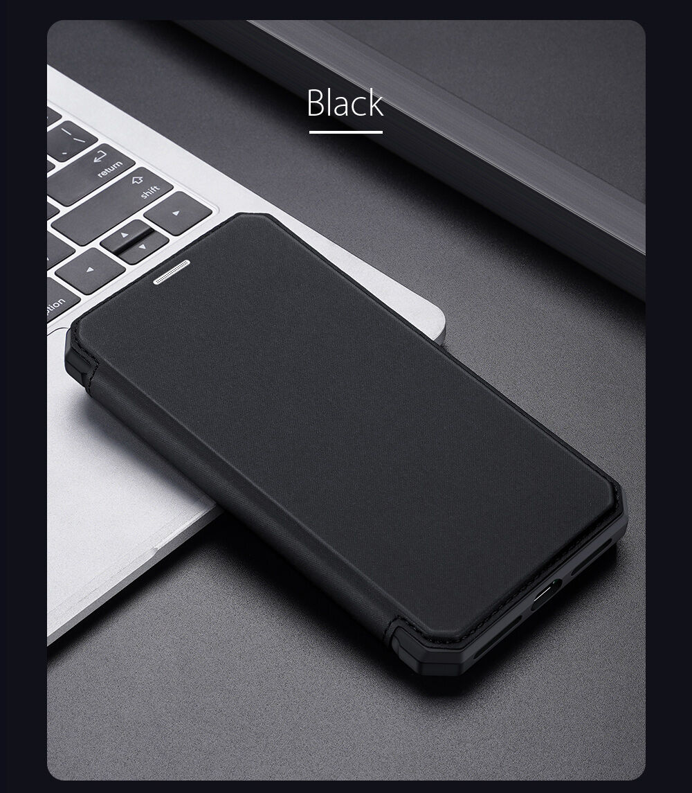 Dux Ducis ovitek z etuijem za kartice za iPhone 7/8/SE (2020) - črna