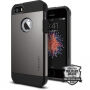 Spigen Armor trpežna tanka prevleka za Apple iPhone SE (2016) / 5S - kovinska skrilavca