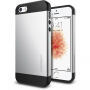 Spigen tanka zaščitna prevleka za Apple iPhone SE (2016) / 5S - srebro
