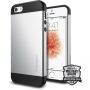 Spigen tanka zaščitna prevleka za Apple iPhone SE (2016) / 5S - srebro