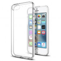 Spigen Tekoča praktična prevleka za Apple iPhone SE (2016) / 5S - jasno