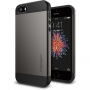 Spigen tanka zaščitna prevleka za Apple iPhone SE (2016) / 5S - siva