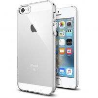Spinen ultra tanka trpežna prevleka za Apple iPhone SE (2016) / 5S - jasno
