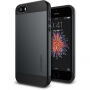 Spigen tanka zaščitna prevleka za Apple iPhone SE (2016) / 5S - črna