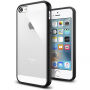 Spigen ultra tanka trpežna prevleka Apple iPhone SE (2016) / 5S - jasno s črnim okvirjem