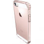 Spigen Crystal Shell zaščitni polikarbonatni pokrov za Apple iPhone SE (2016) / 5S - jasno roza